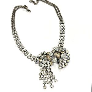 BANANA REPUBLIC Sparkling Statement Crystal Bib Necklace | NWT | ✨💎 WOW! 💎✨